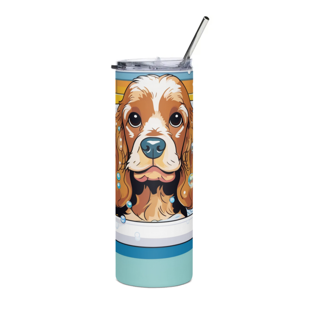PugMug Custom Cocker Spaniel Stainless Steel Tumbler
