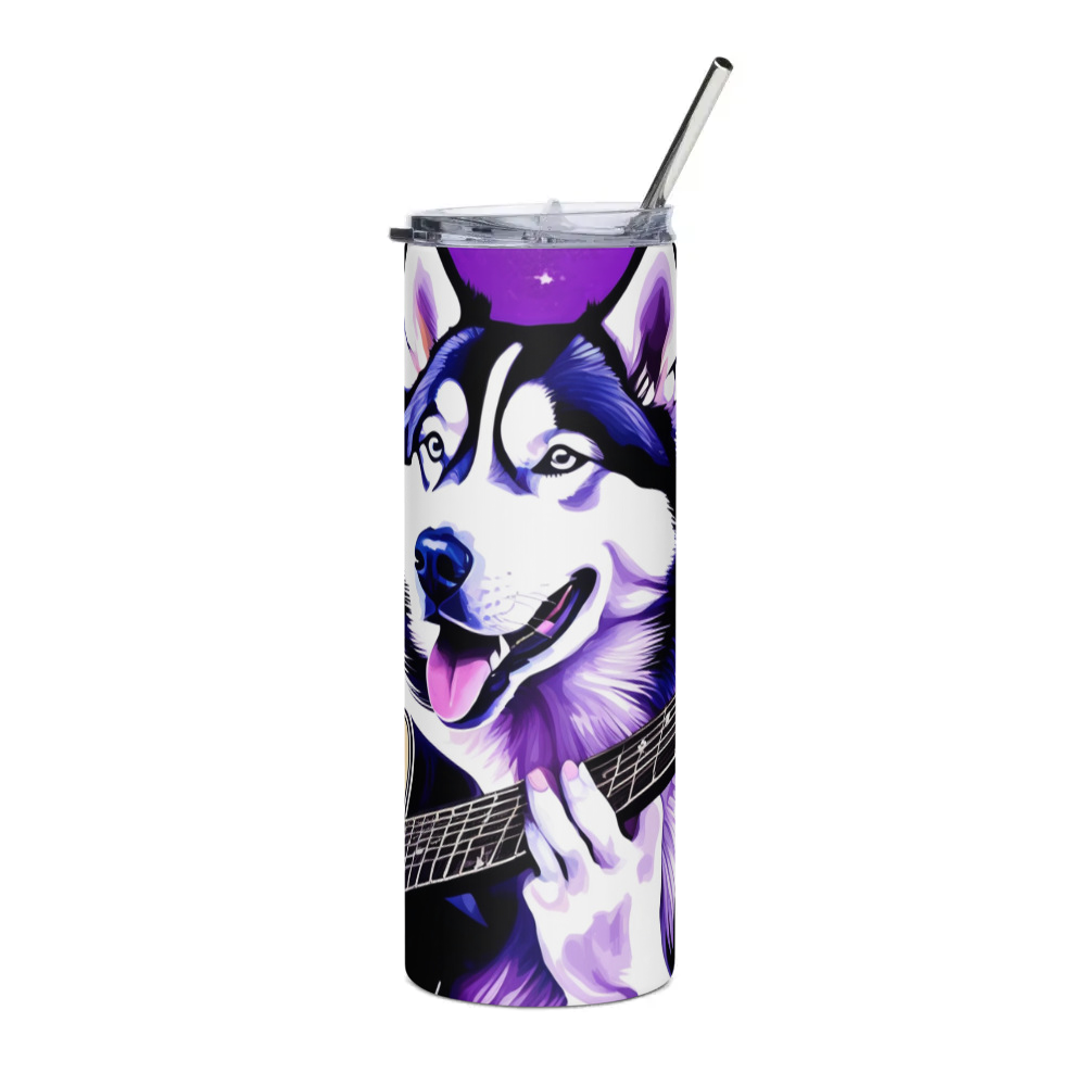 PugMug Custom Siberian Husky Stainless Steel Tumbler