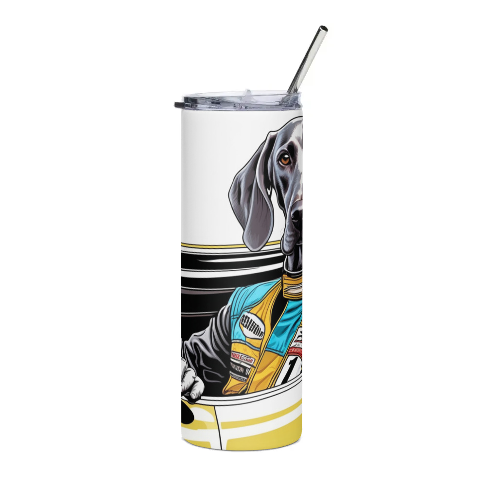PugMug Custom Weimaraner Stainless Steel Tumbler