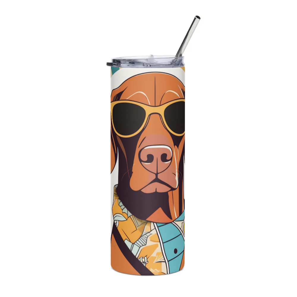 PugMug Custom Vizsla Stainless Steel Tumbler