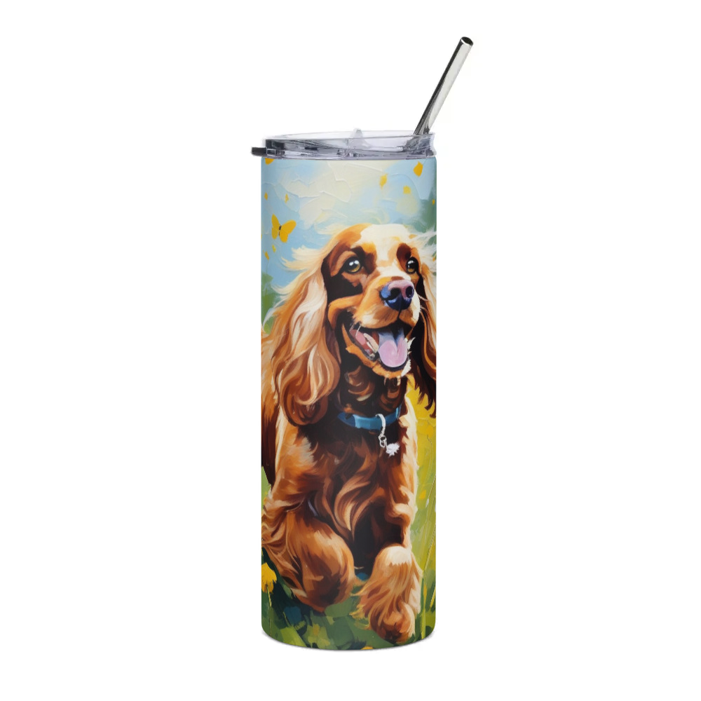 PugMug Custom Cocker Spaniel Stainless Steel Tumbler