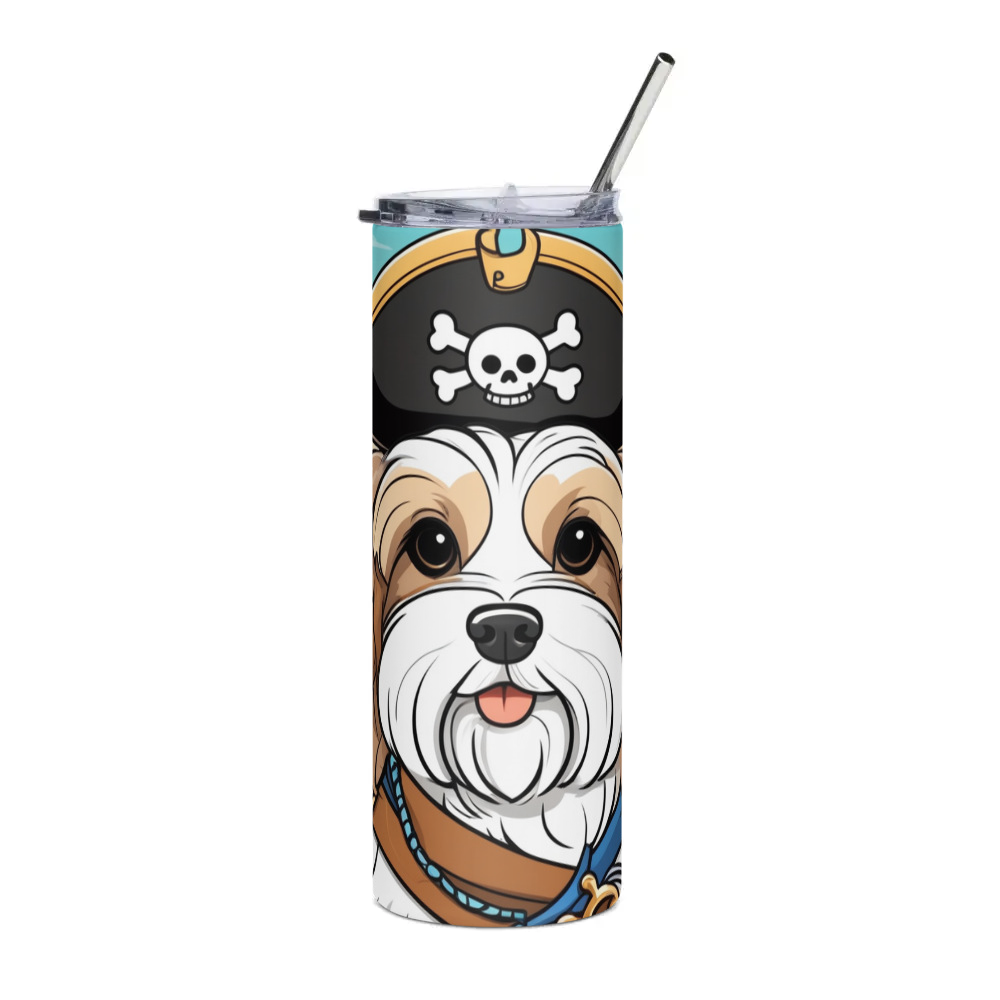 PugMug Custom Tan Havanese Dog Stainless Steel Tumbler