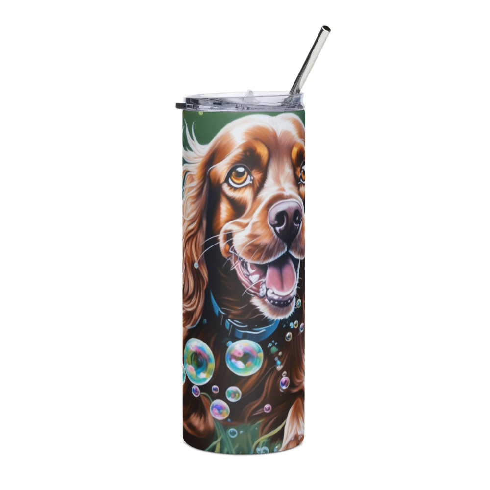 PugMug Custom Cocker Spaniel Stainless Steel Tumbler