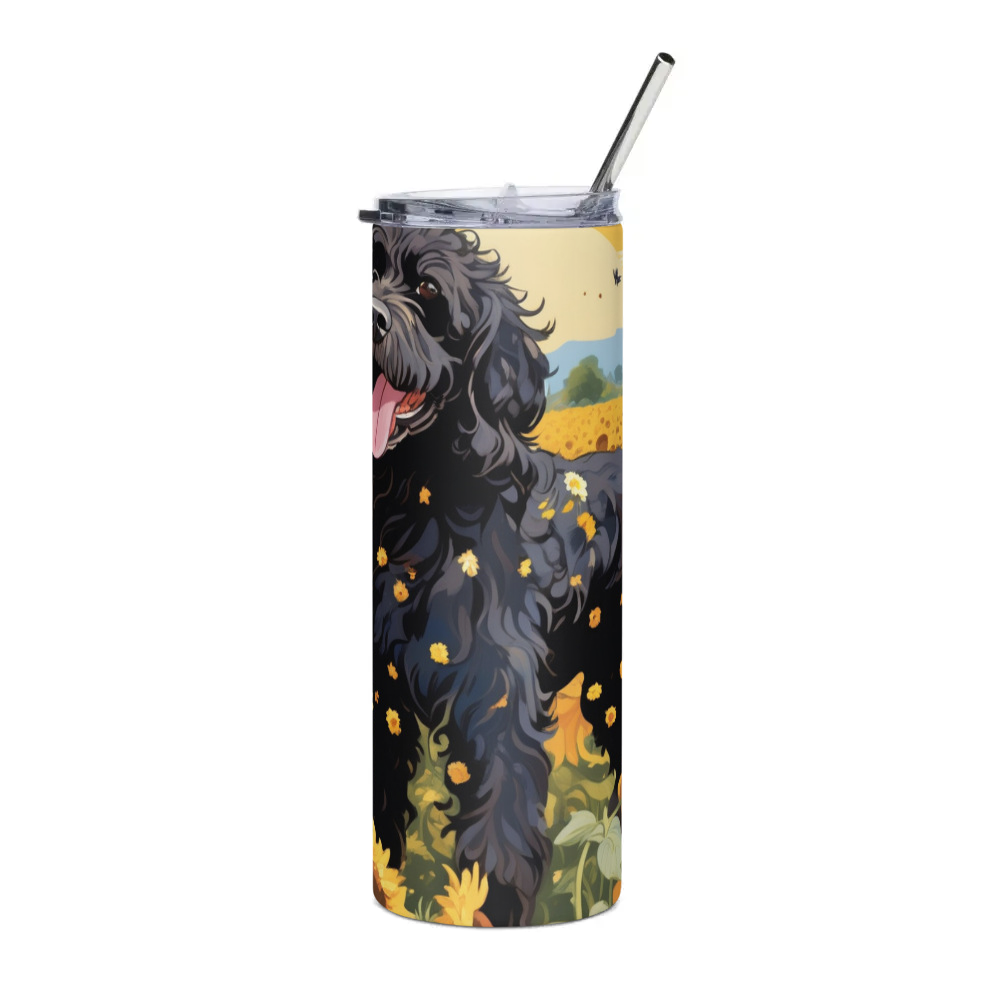 PugMug Custom Portuguese Water Dog Stainless Steel Tumbler