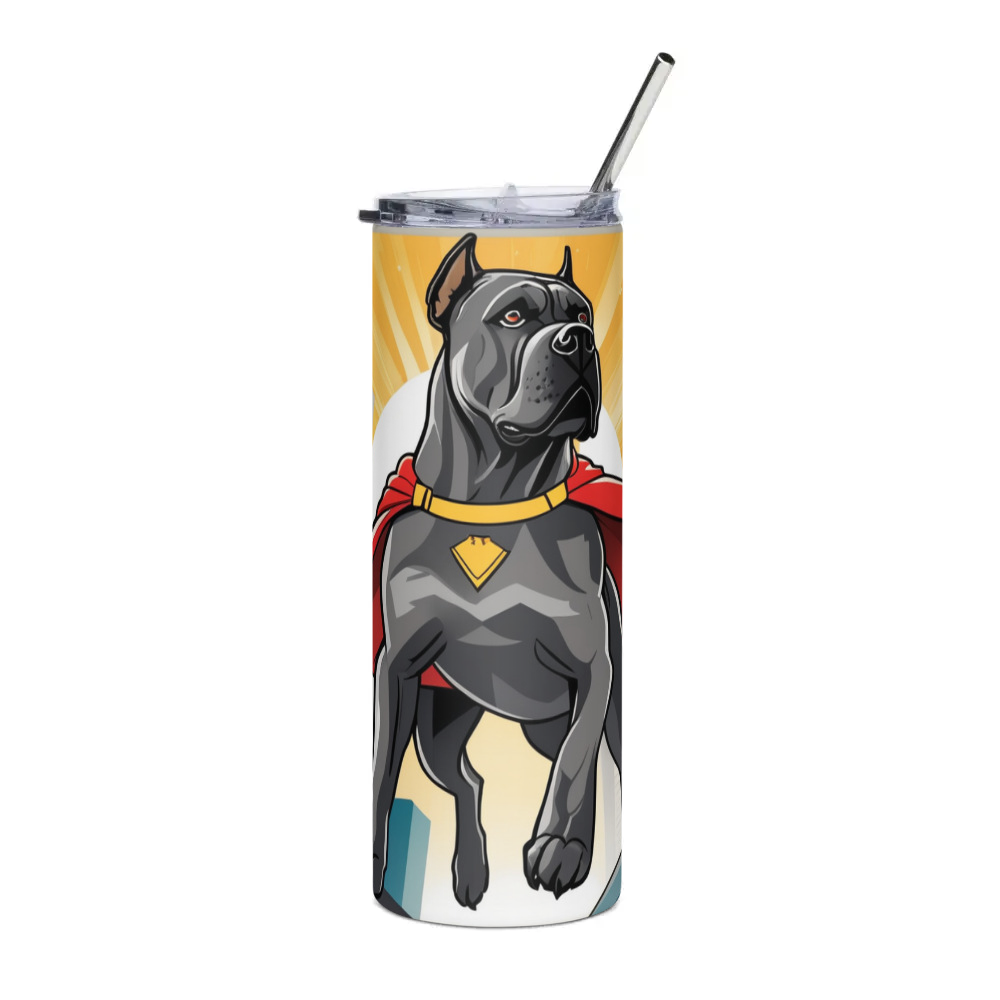 PugMug Custom Cane Corso Stainless Steel Tumbler