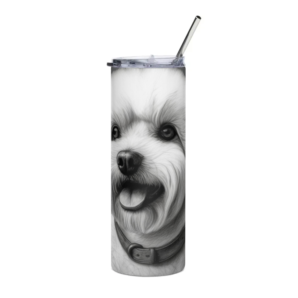 PugMug Custom Bichons Frise Stainless Steel Tumbler