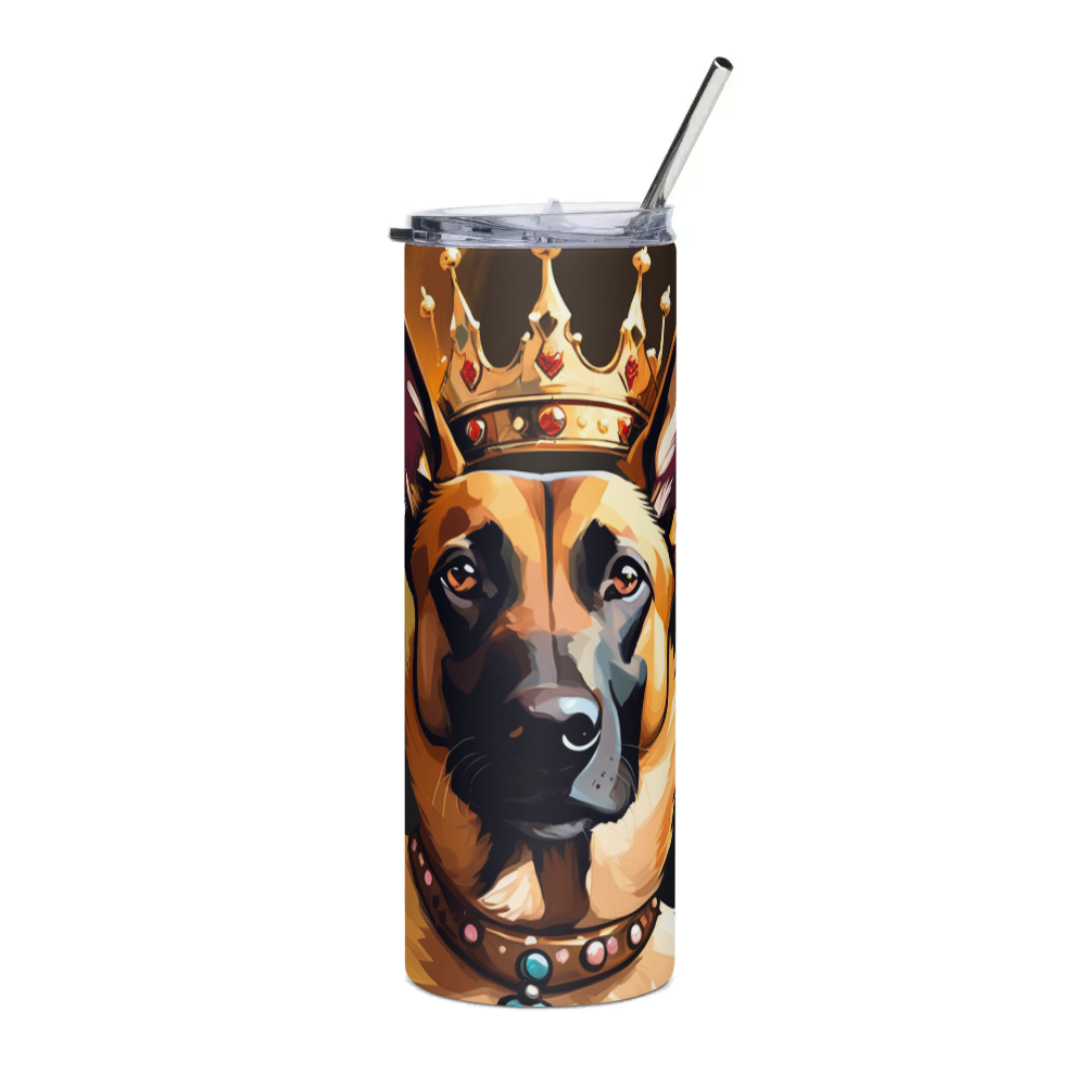 PugMug Custom Belgian Malinois Stainless Steel Tumbler