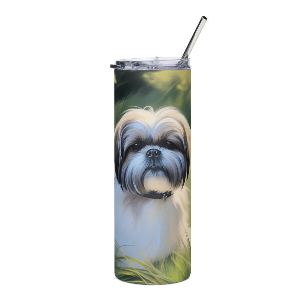 PugMug Custom Shih Tzu Stainless Steel Tumbler