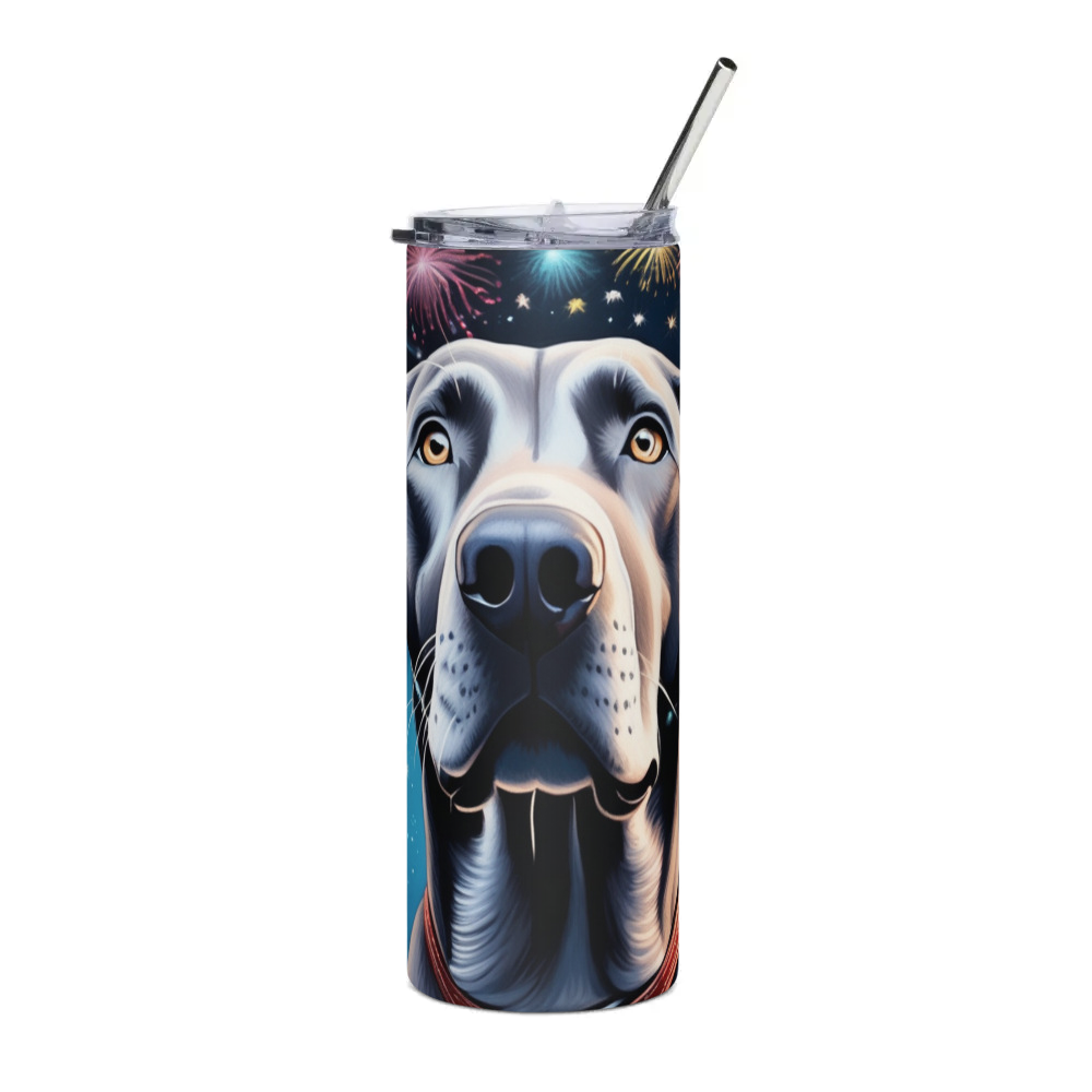 PugMug Custom Weimaraner Stainless Steel Tumbler
