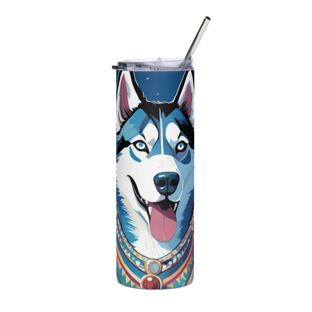 PugMug Custom Siberian Husky Stainless Steel Tumbler