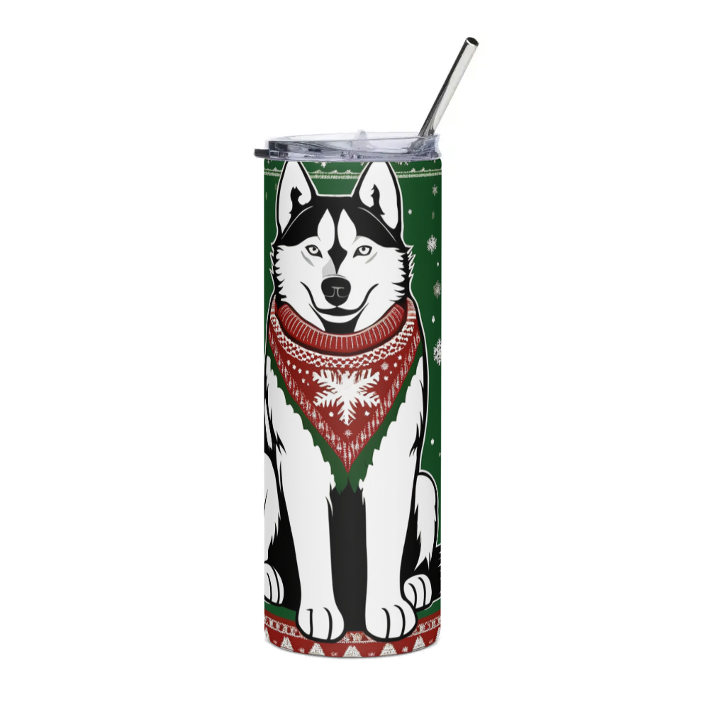 PugMug Custom Siberian Husky Stainless Steel Tumbler