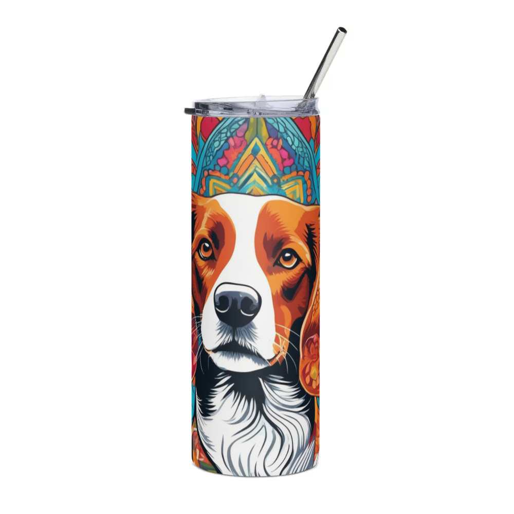 PugMug Custom Brittany Dog Stainless Steel Tumbler