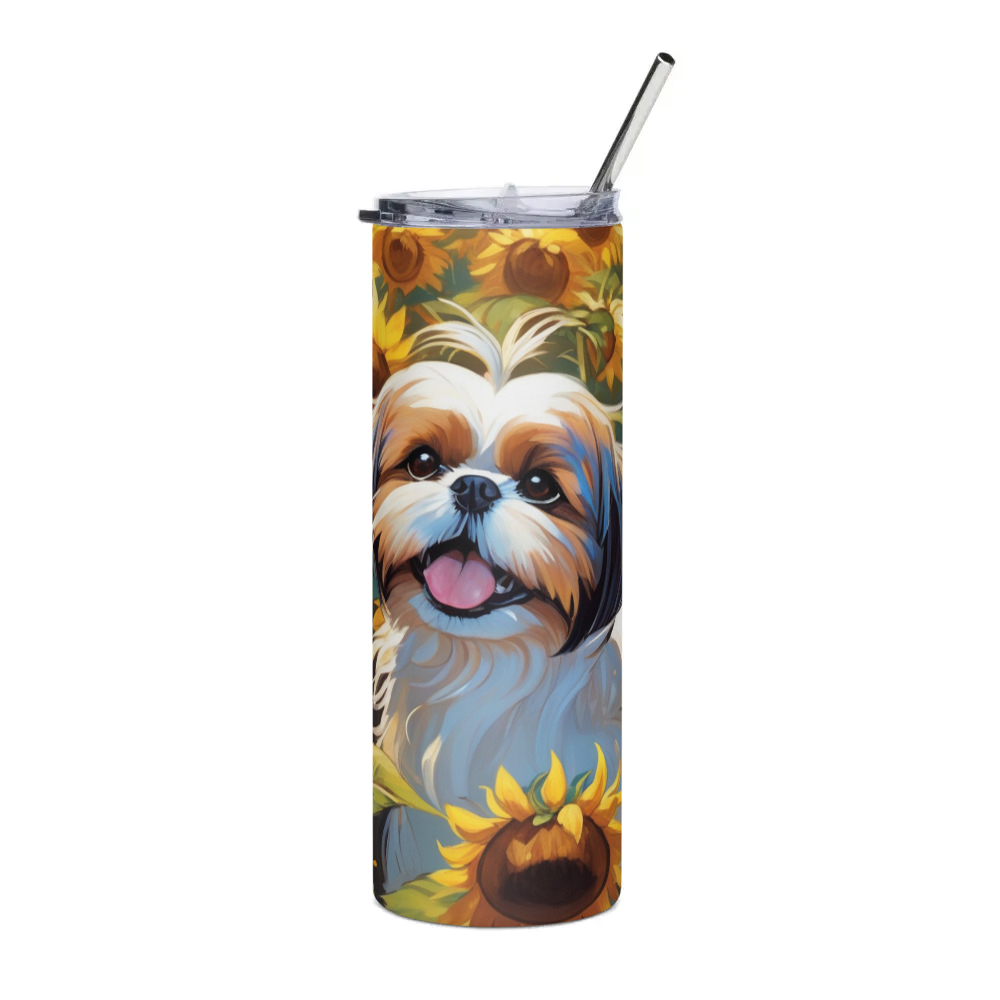 PugMug Custom Shih Tzu Stainless Steel Tumbler