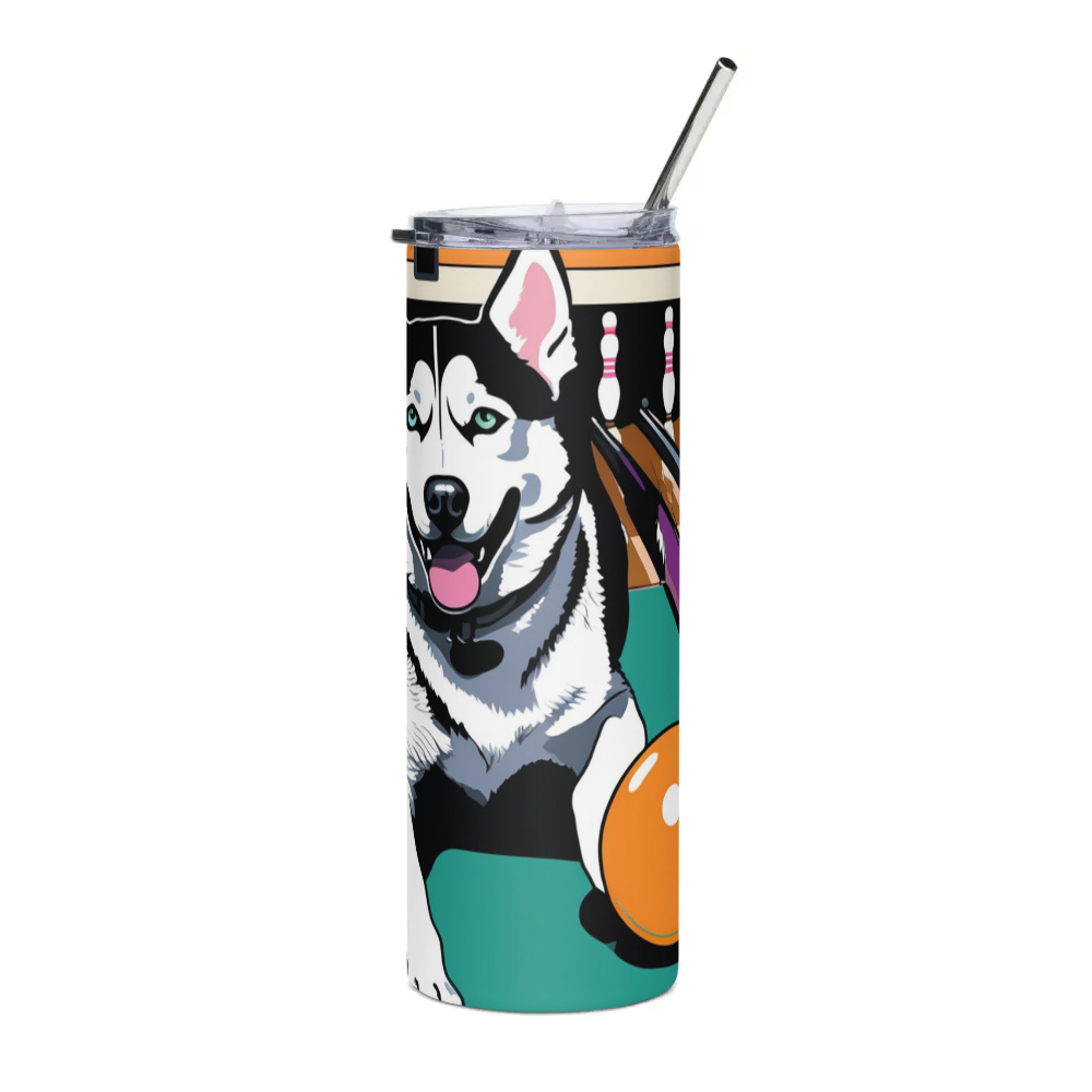 PugMug Custom Siberian Husky Stainless Steel Tumbler