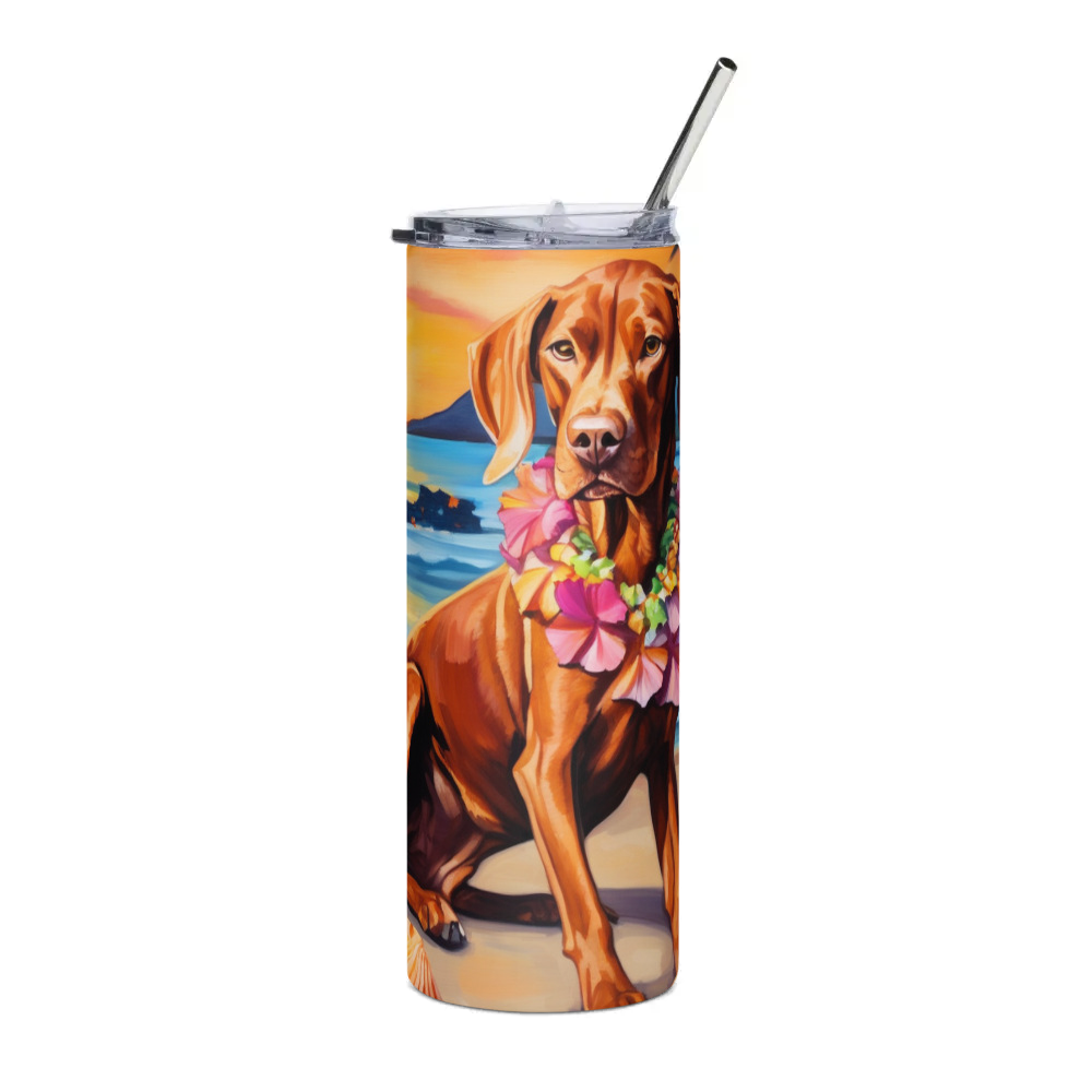 PugMug Custom Vizsla Stainless Steel Tumbler