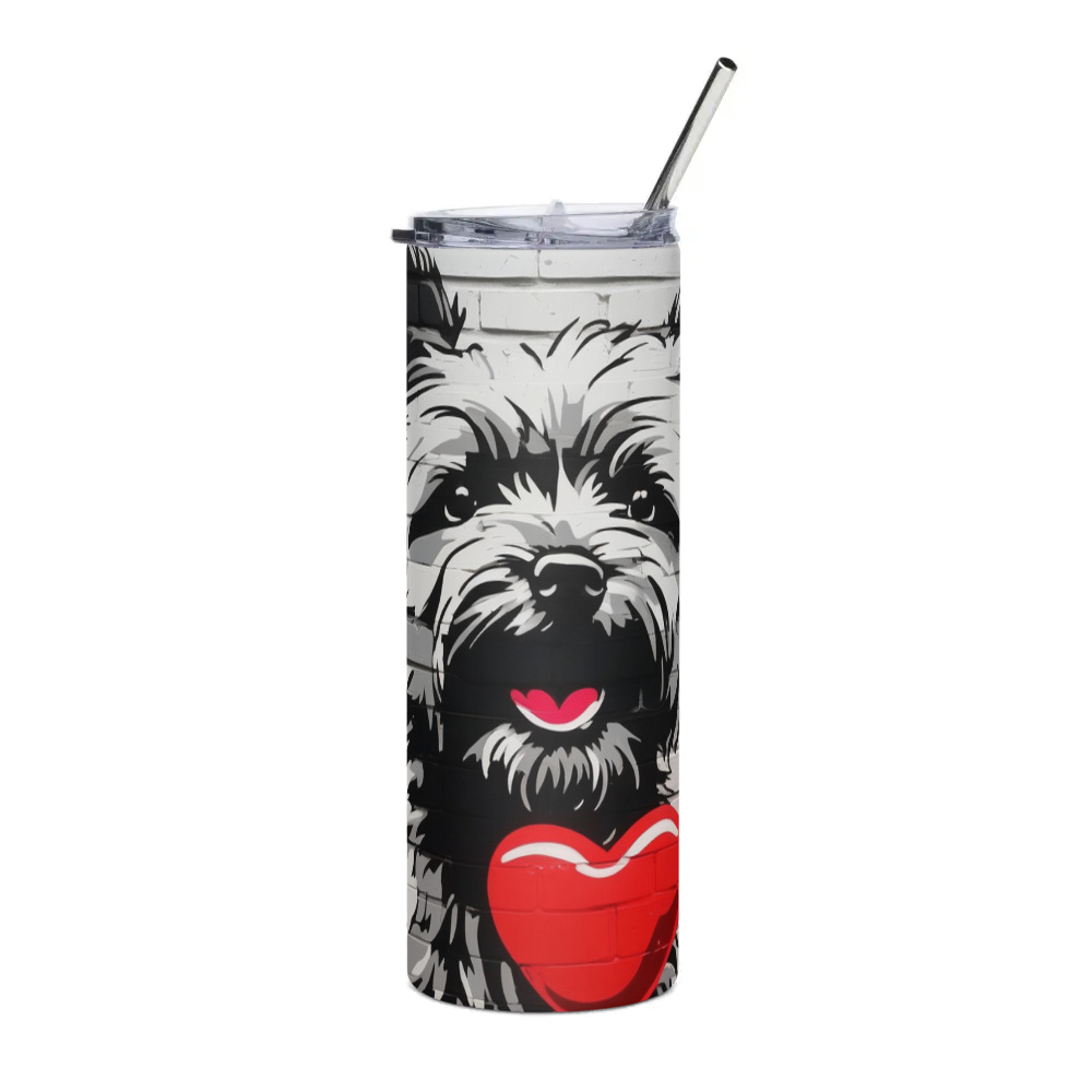 PugMug Custom Cairn Terrier Stainless Steel Tumbler