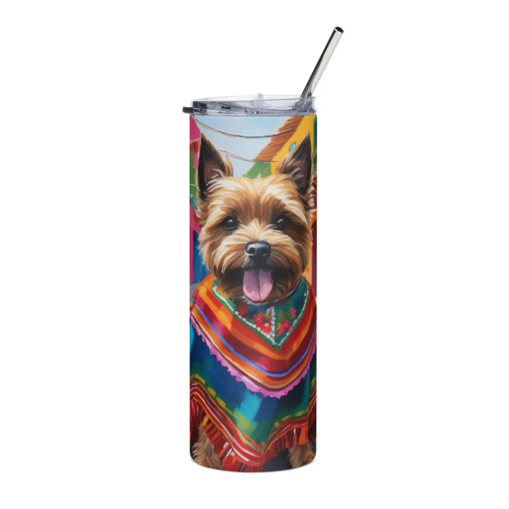 PugMug Custom Cairn Terrier Stainless Steel Tumbler