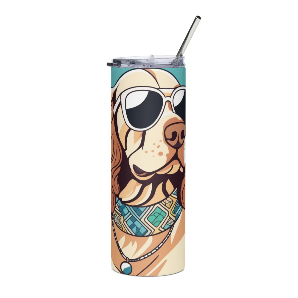 PugMug Custom Cocker Spaniel Stainless Steel Tumbler