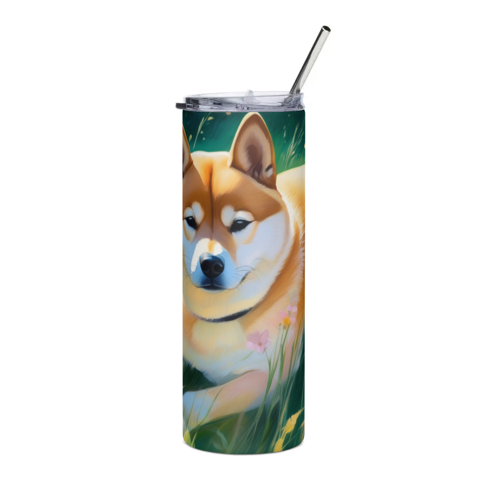 PugMug Custom Shiba Inu Stainless Steel Tumbler