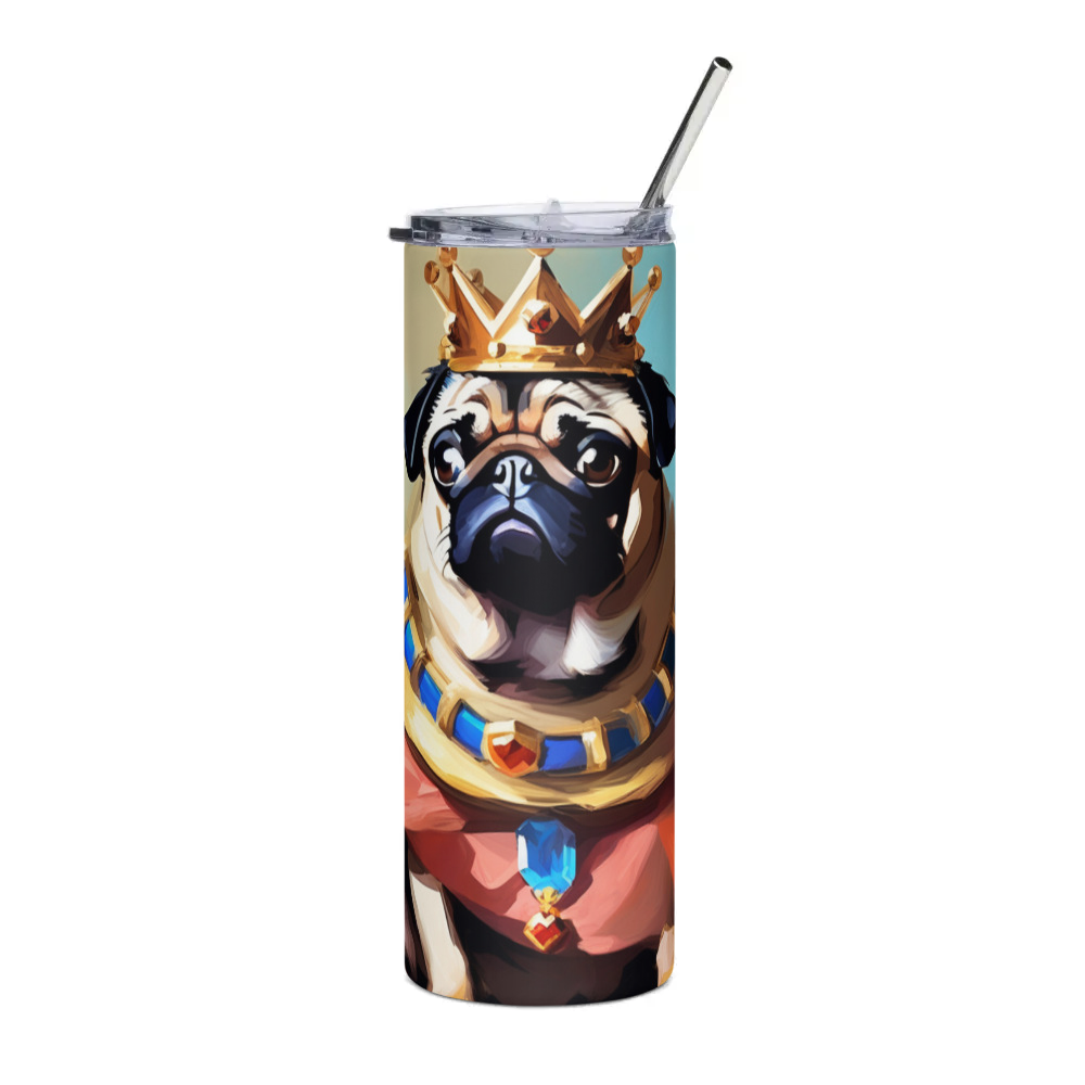PugMug Custom Pug Stainless Steel Tumbler