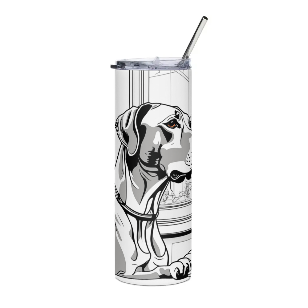 PugMug Custom Rhodesian Ridgeback Stainless Steel Tumbler