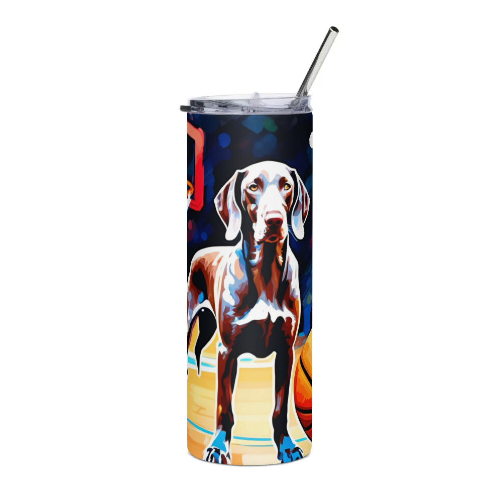 PugMug Custom Weimaraner Stainless Steel Tumbler