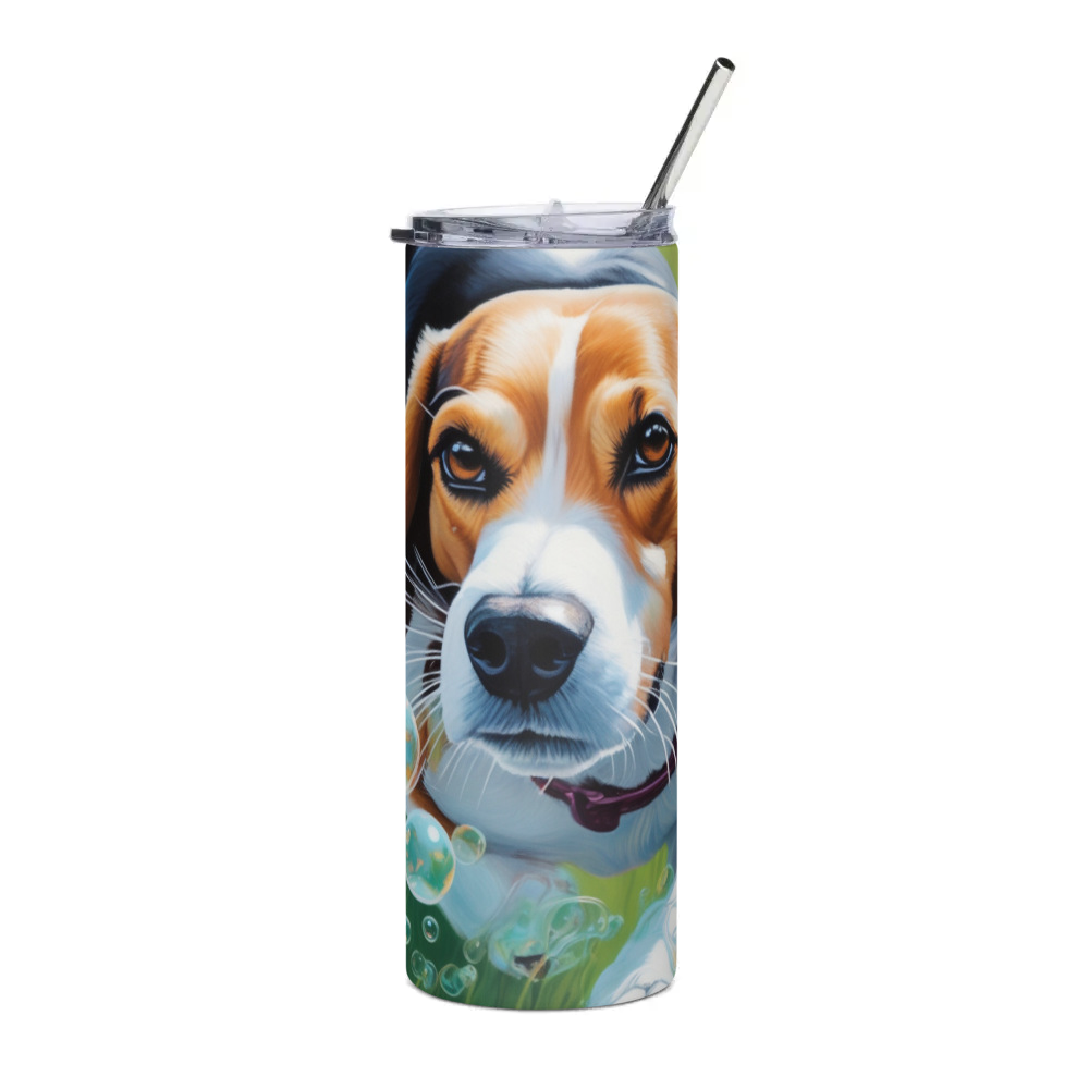 PugMug Custom Beagle Stainless Steel Tumbler