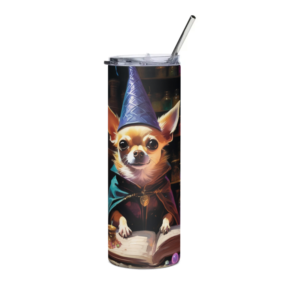 PugMug Custom Chihuahua Stainless Steel Tumbler