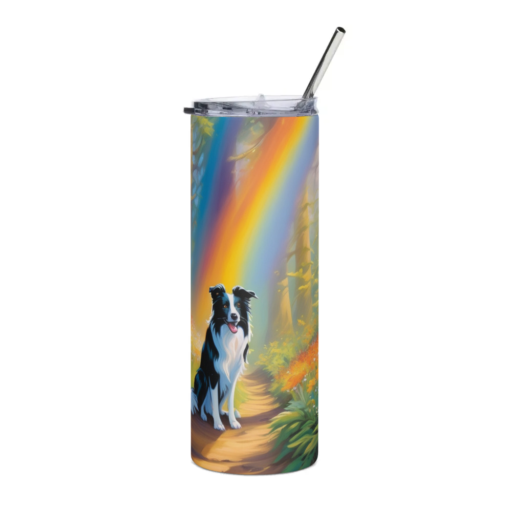 PugMug Custom Border Collie Stainless Steel Tumbler