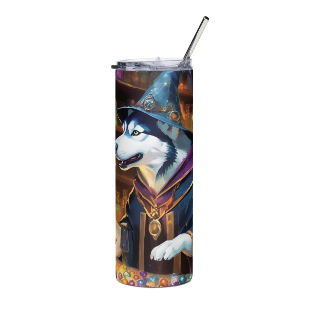 PugMug Custom Siberian Husky Stainless Steel Tumbler
