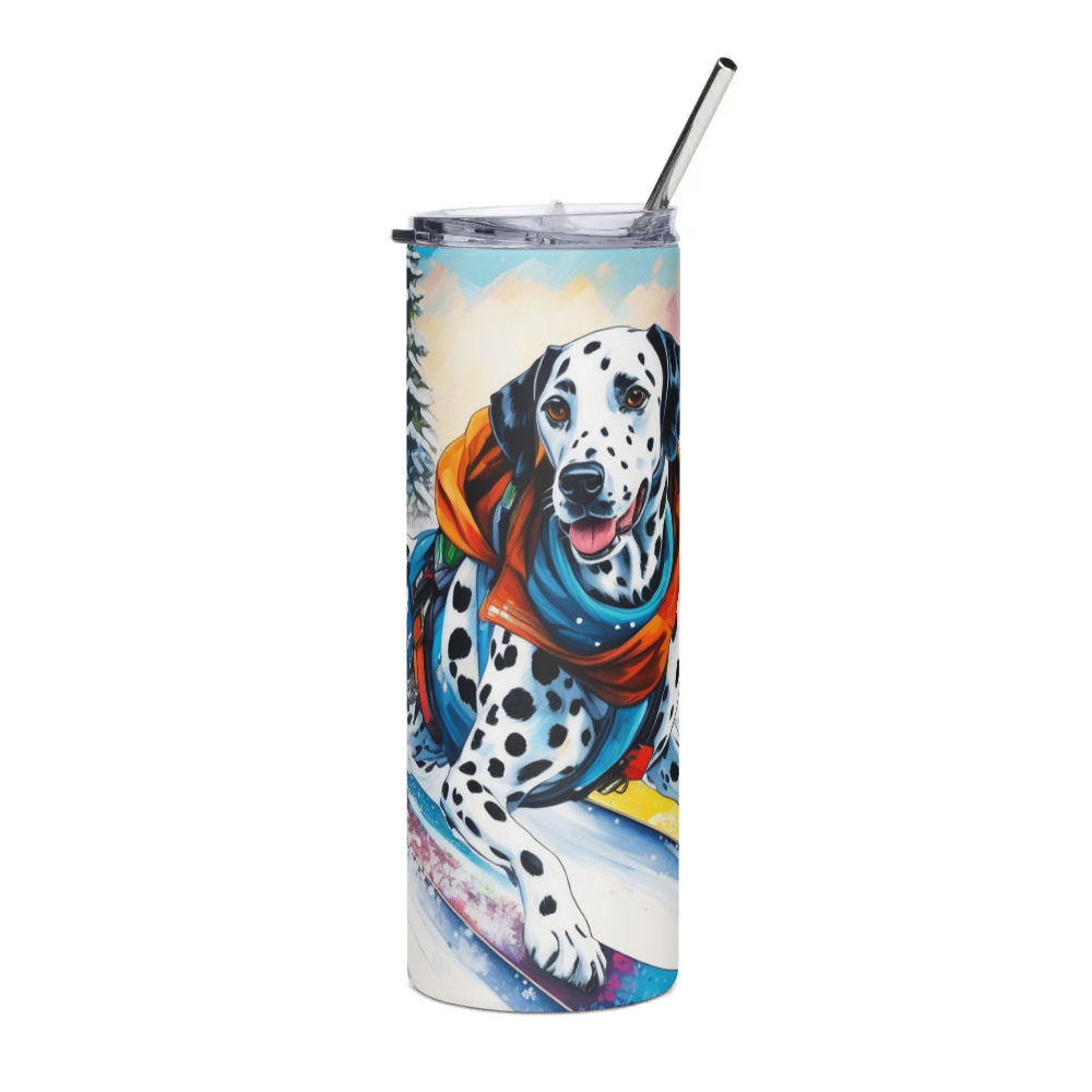 PugMug Custom Dalmatian Stainless Steel Tumbler