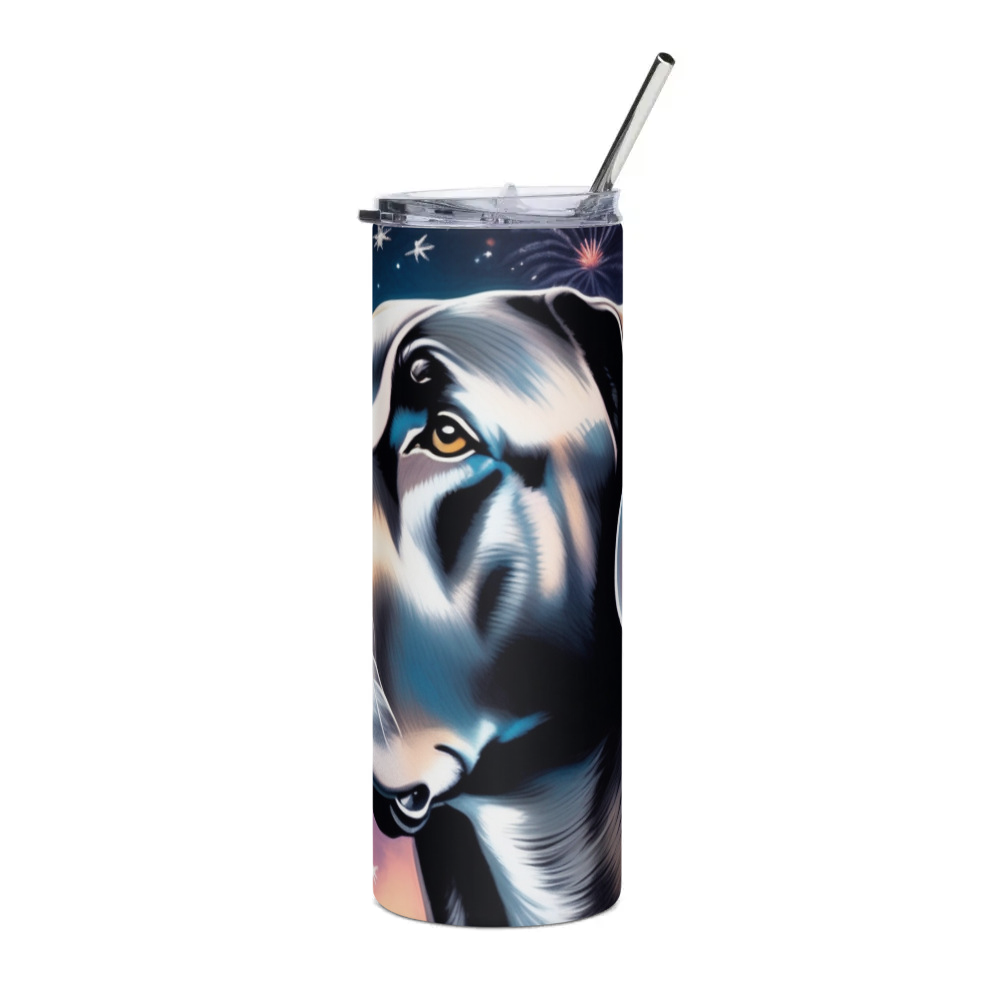 PugMug Custom Great Dane Stainless Steel Tumbler