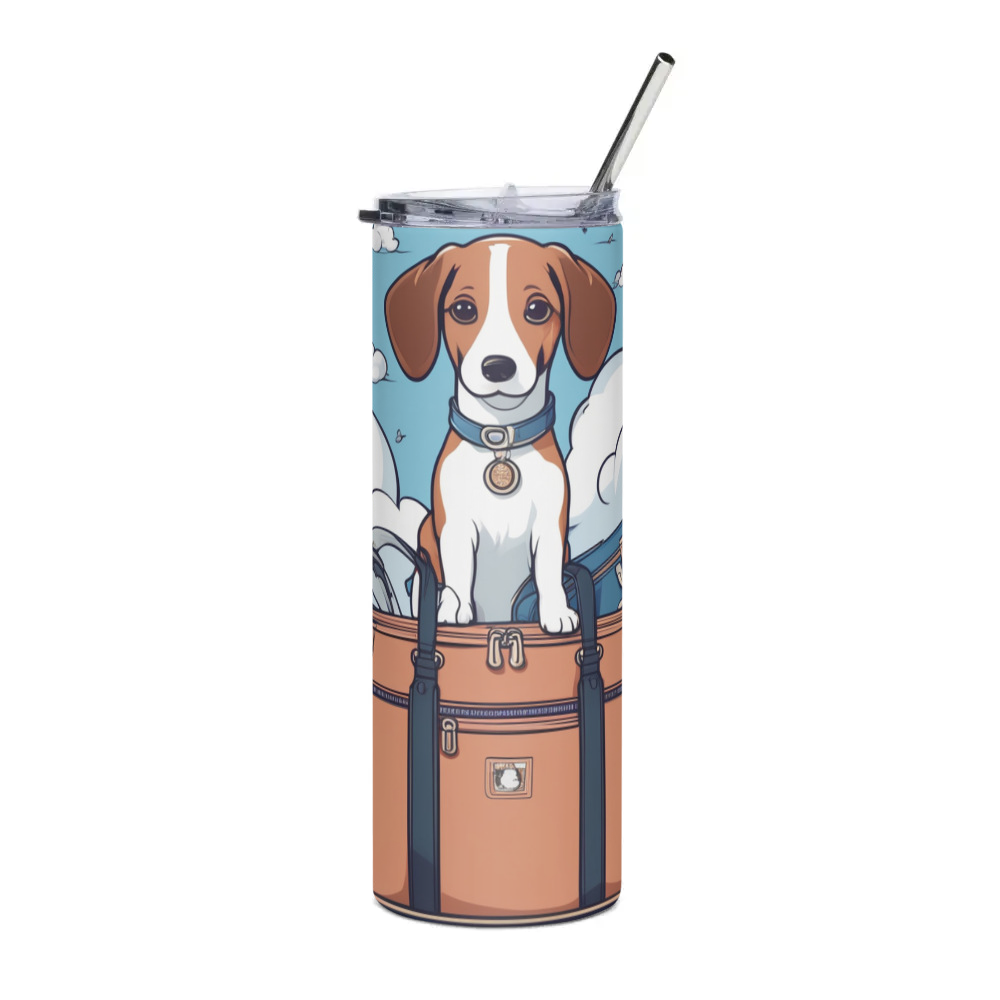PugMug Custom Brittany Dog Stainless Steel Tumbler