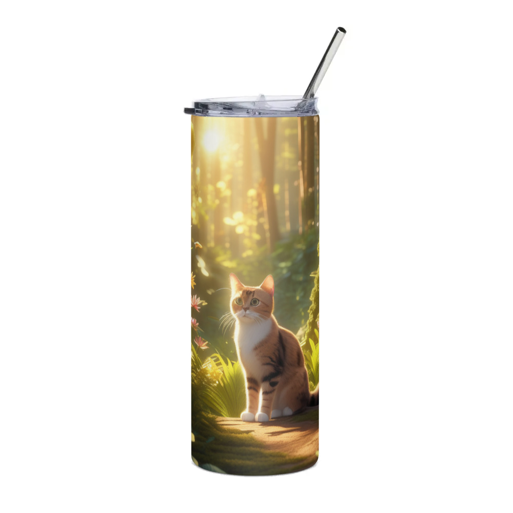 PugMug Custom Tabby Exotic Cat Stainless Steel Tumbler