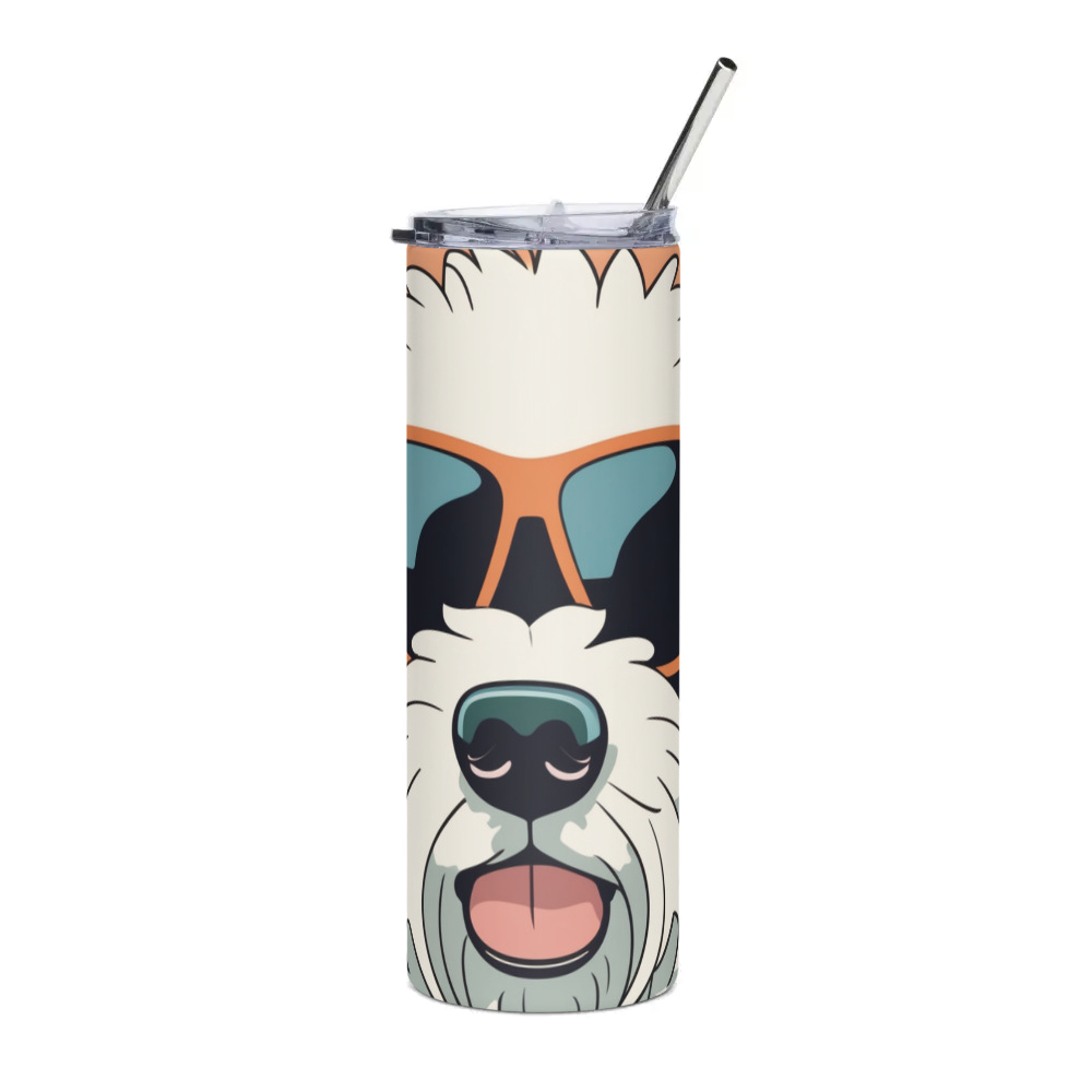 PugMug Custom Portuguese Water Dog Stainless Steel Tumbler