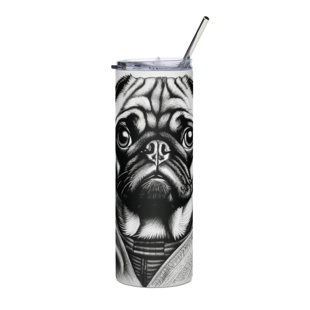 PugMug Custom Pug Stainless Steel Tumbler