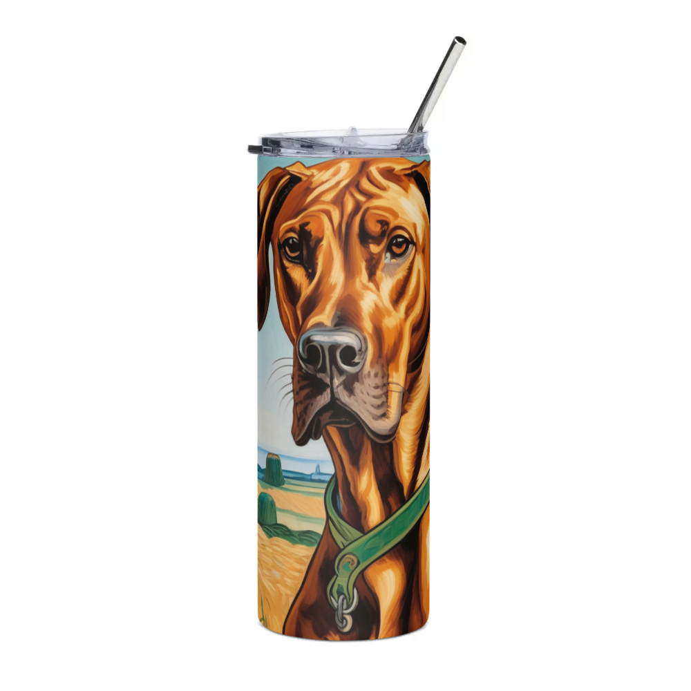 PugMug Custom Rhodesian Ridgeback Stainless Steel Tumbler