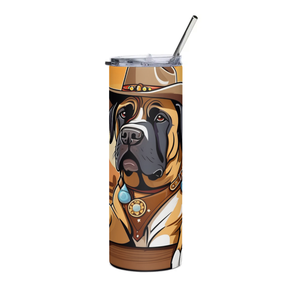 PugMug Custom Mastiff Stainless Steel Tumbler