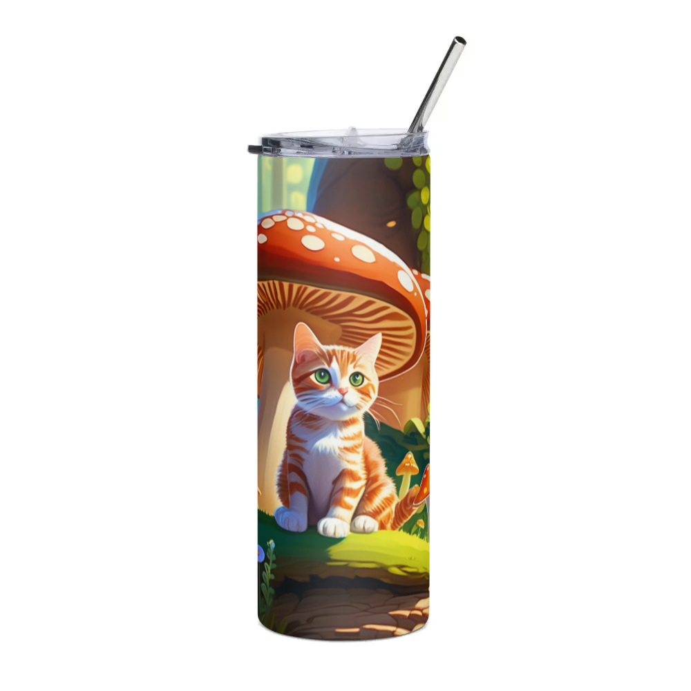 PugMug Custom Tabby Exotic Cat Stainless Steel Tumbler