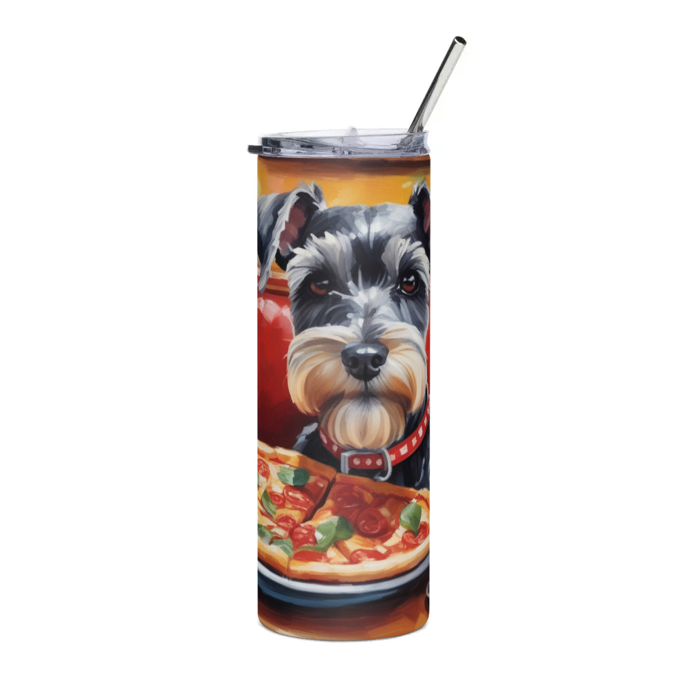 PugMug Custom Miniature Schnauzer Stainless Steel Tumbler