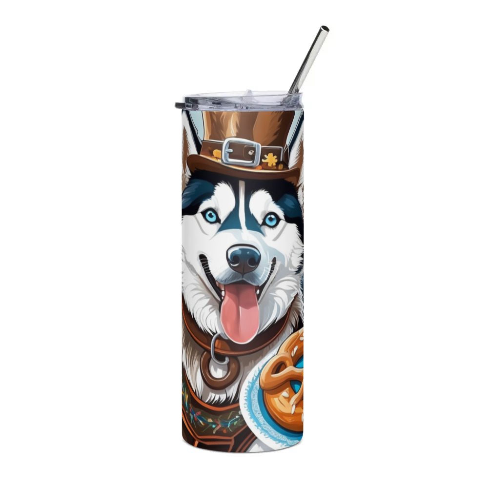 PugMug Custom Siberian Husky Stainless Steel Tumbler