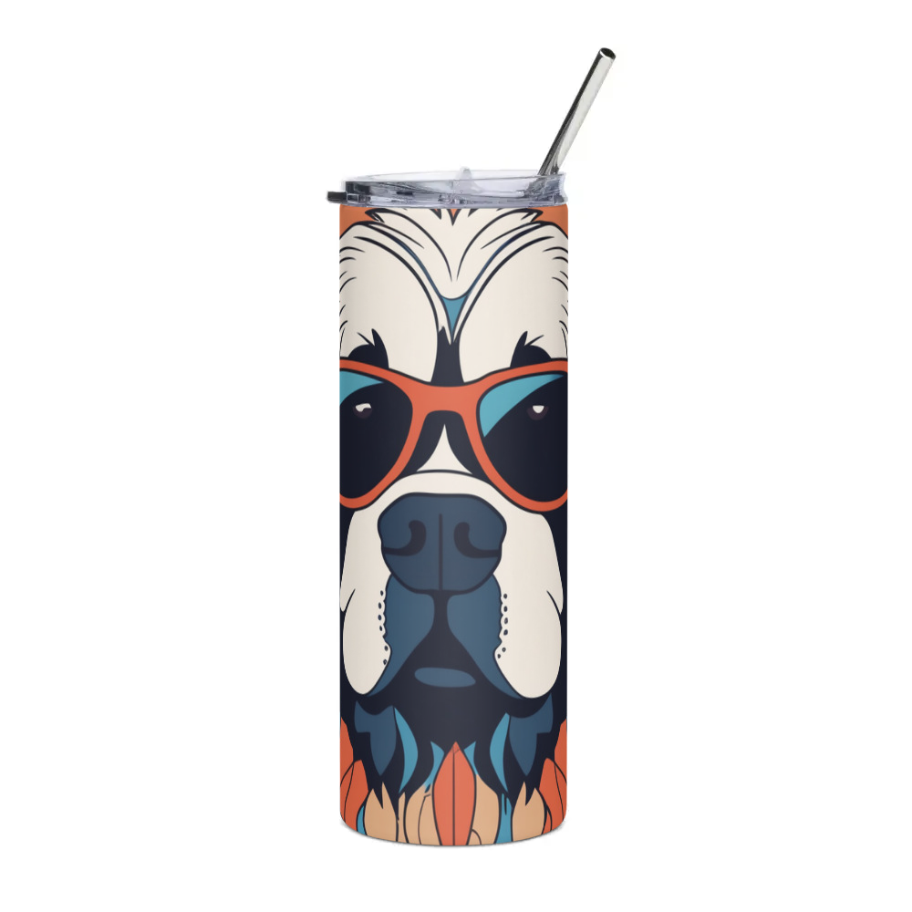 PugMug Custom Newfoundland Stainless Steel Tumbler