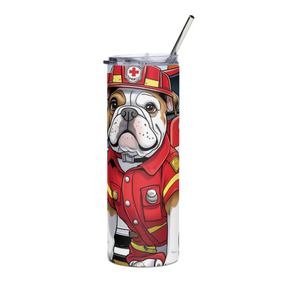 PugMug Custom Bulldog Stainless Steel Tumbler