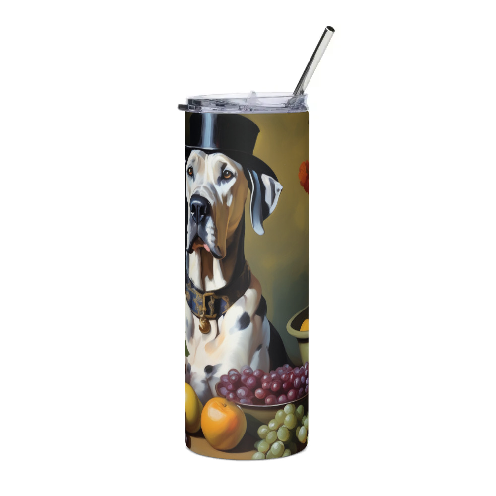 PugMug Custom Great Dane Stainless Steel Tumbler