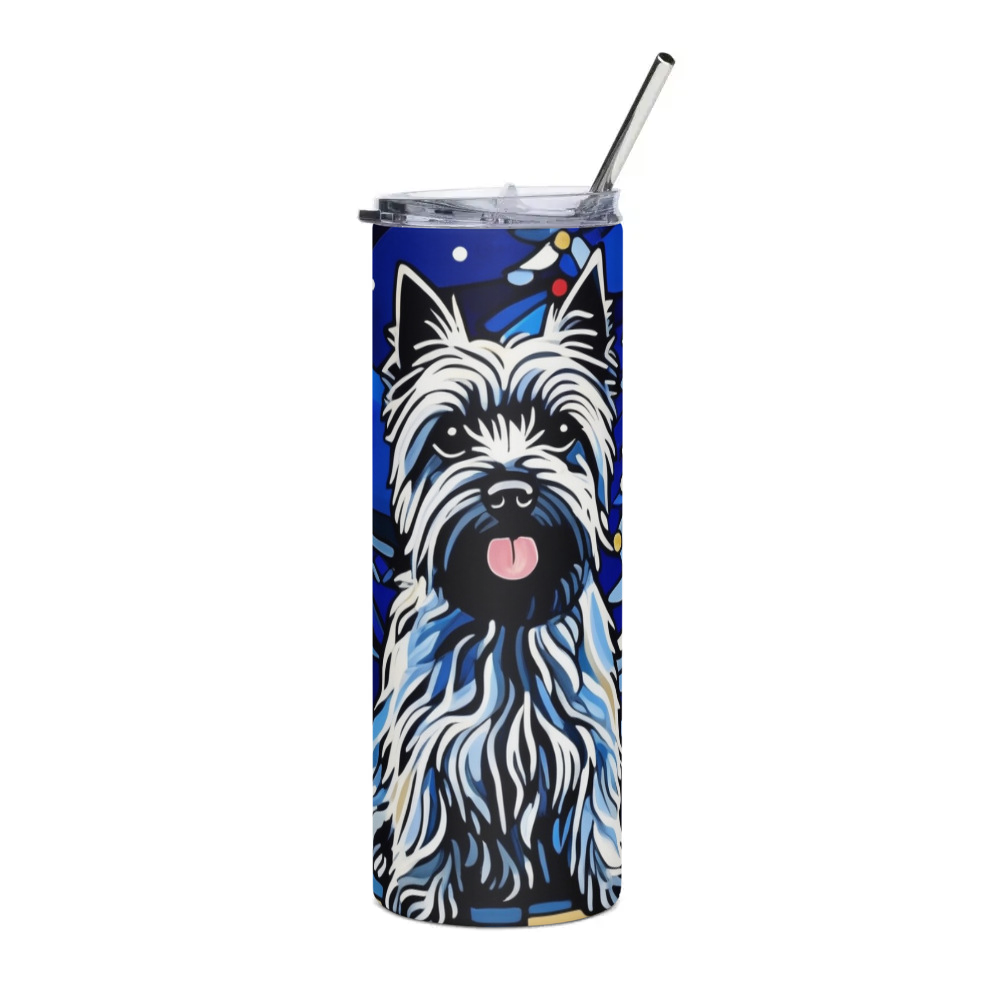 PugMug Custom Cairn Terrier Stainless Steel Tumbler