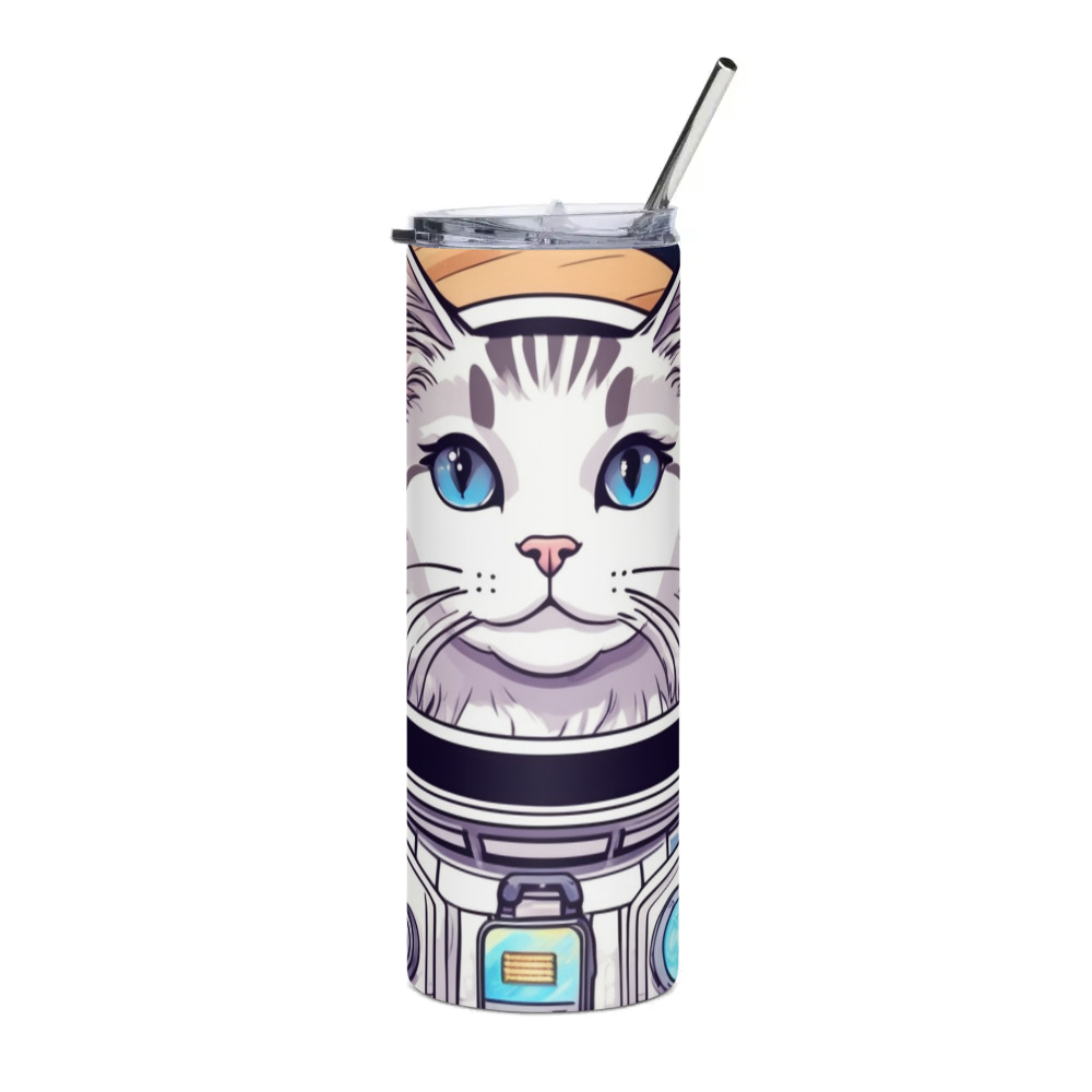 PugMug Custom Tabby Ragdoll Cat Stainless Steel Tumbler