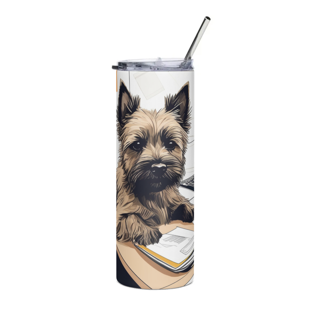 PugMug Custom Cairn Terrier Stainless Steel Tumbler