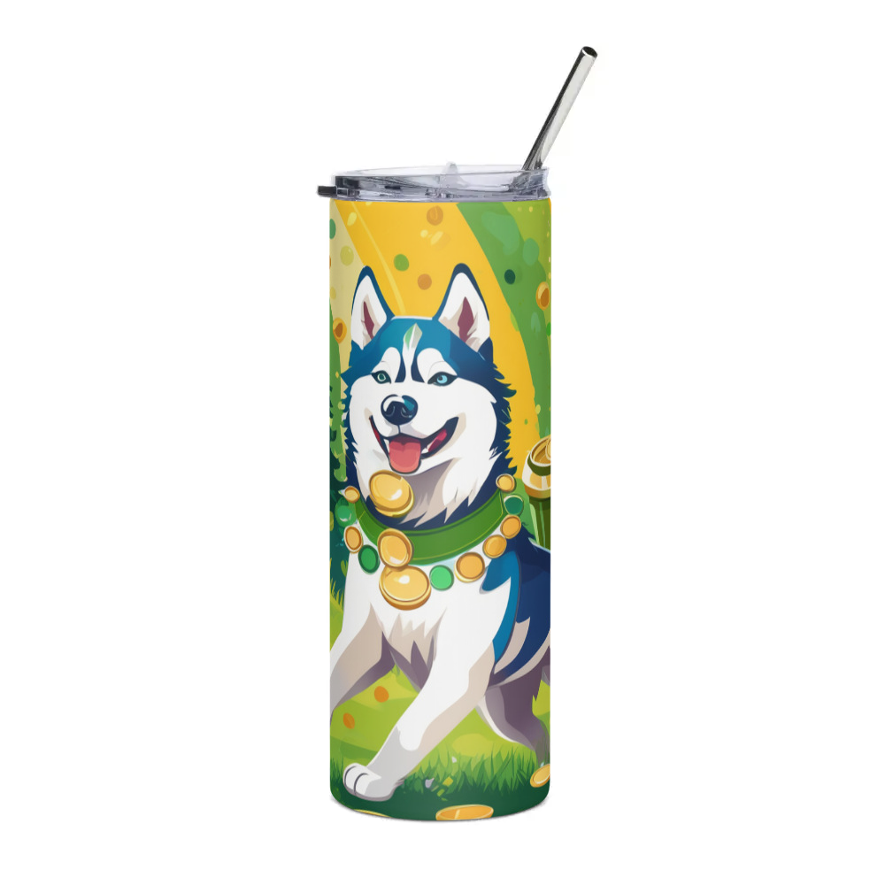 PugMug Custom Siberian Husky Stainless Steel Tumbler