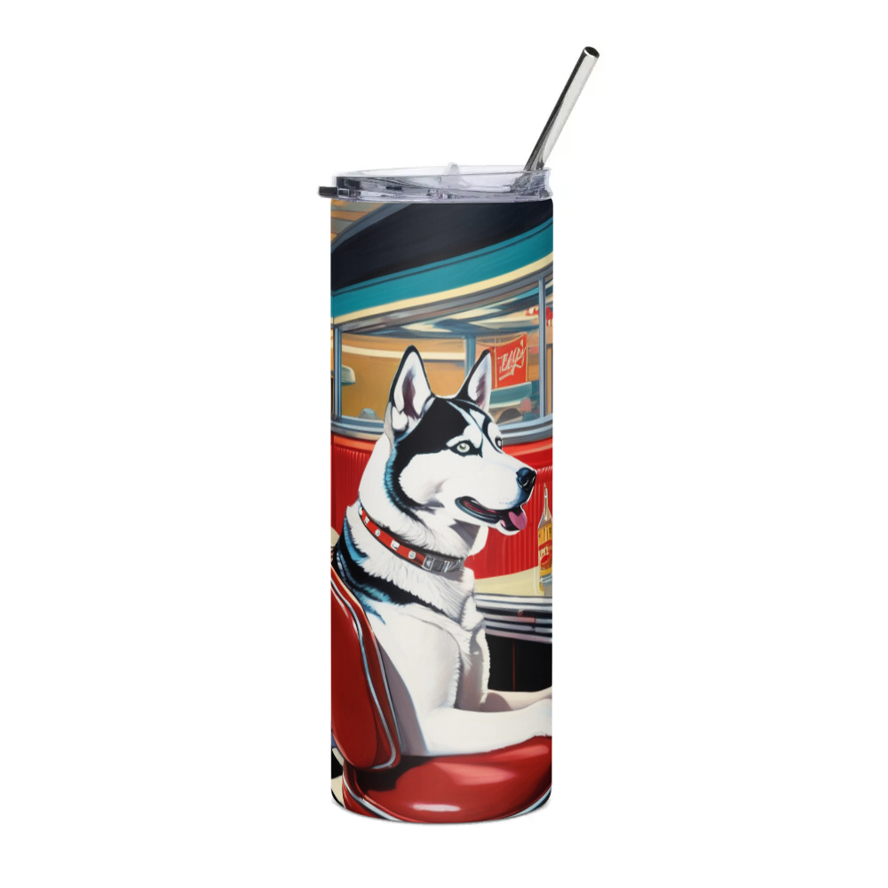PugMug Custom Siberian Husky Stainless Steel Tumbler
