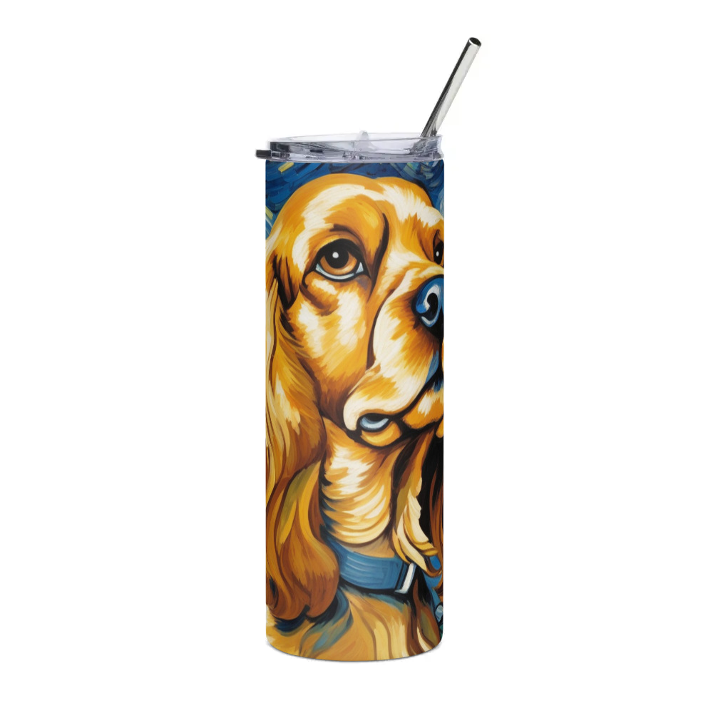 PugMug Custom Cocker Spaniel Stainless Steel Tumbler